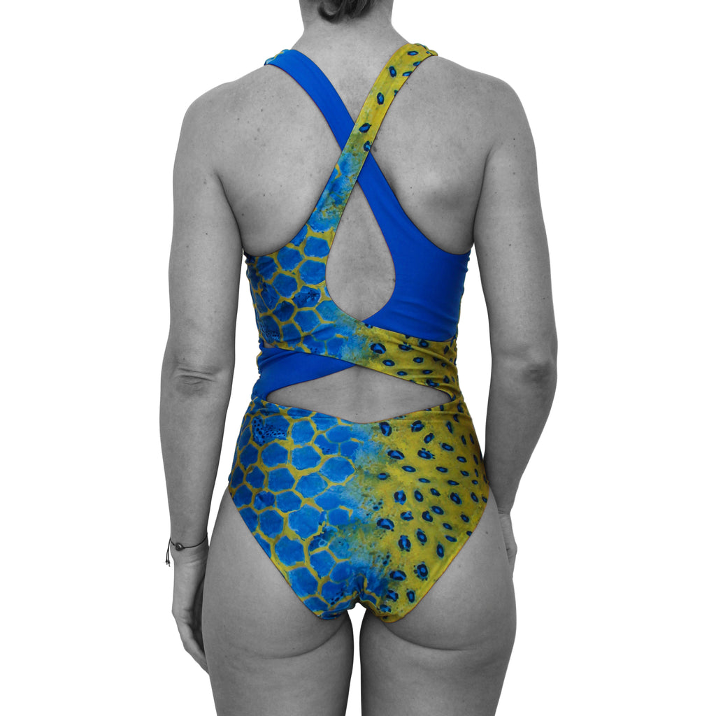 Boxfish Print Sustainable Recycled Swimsuit