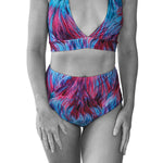 Fighter Fish High Waist Bikini Bottoms