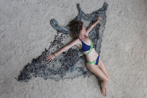 bikinis made from recycled fishing nets Snapper Slayer string bikini XL pool or garden. flickini @flickini @flickini @flickini