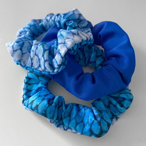 Waste Fabric Eco Scrunchies - Pack of three
