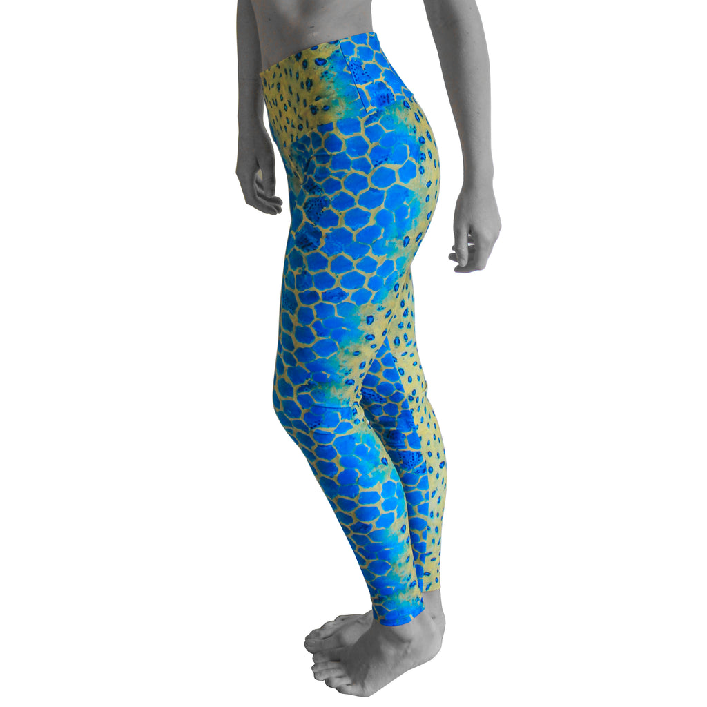 Boxfish print sustainably made leggings