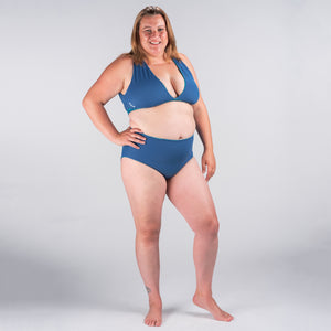 Manta Ray Print Sustainable Bikini Top