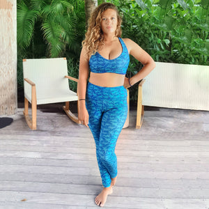 Manta Ray Print Sustainable Swimwear