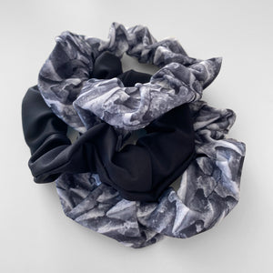 Waste Fabric Eco Scrunchies - Pack of three